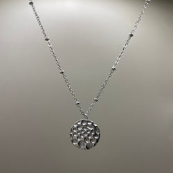 Collier "Ripple" Argent