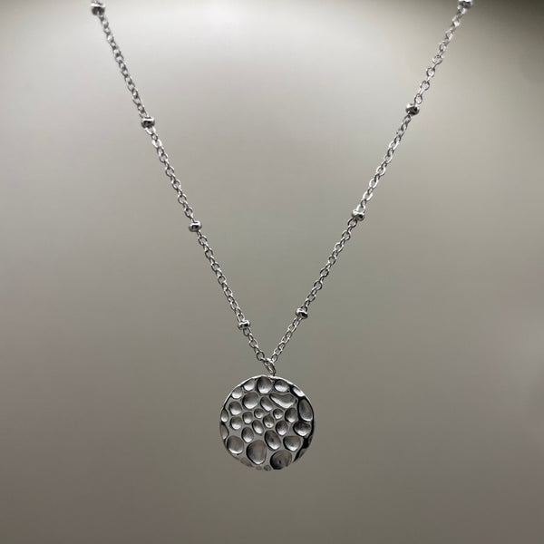 Collier "Ripple" Argent