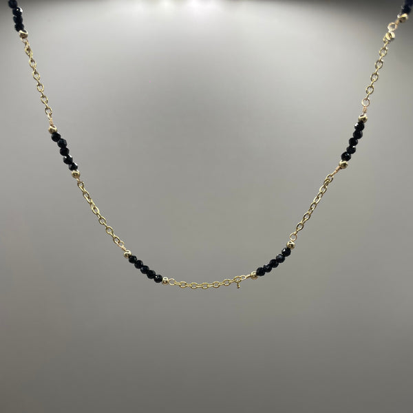 Collier "Nacré" Noir